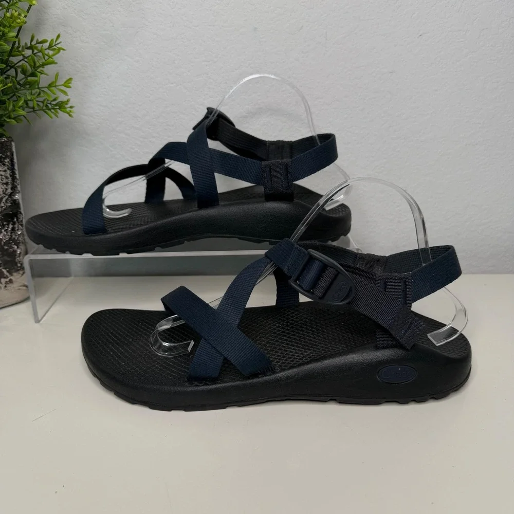 Chaco Z/1 Classic Sandals Womens Navy Blue Adjustable Strap Hiking Sporty 12